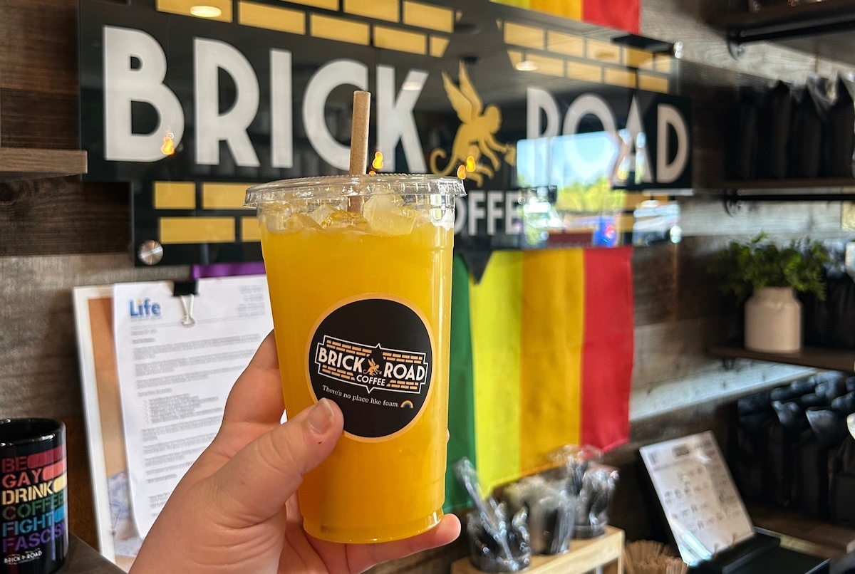 Grab a drink with a side of pride. | Photo courtesy of Brick Road Coffee