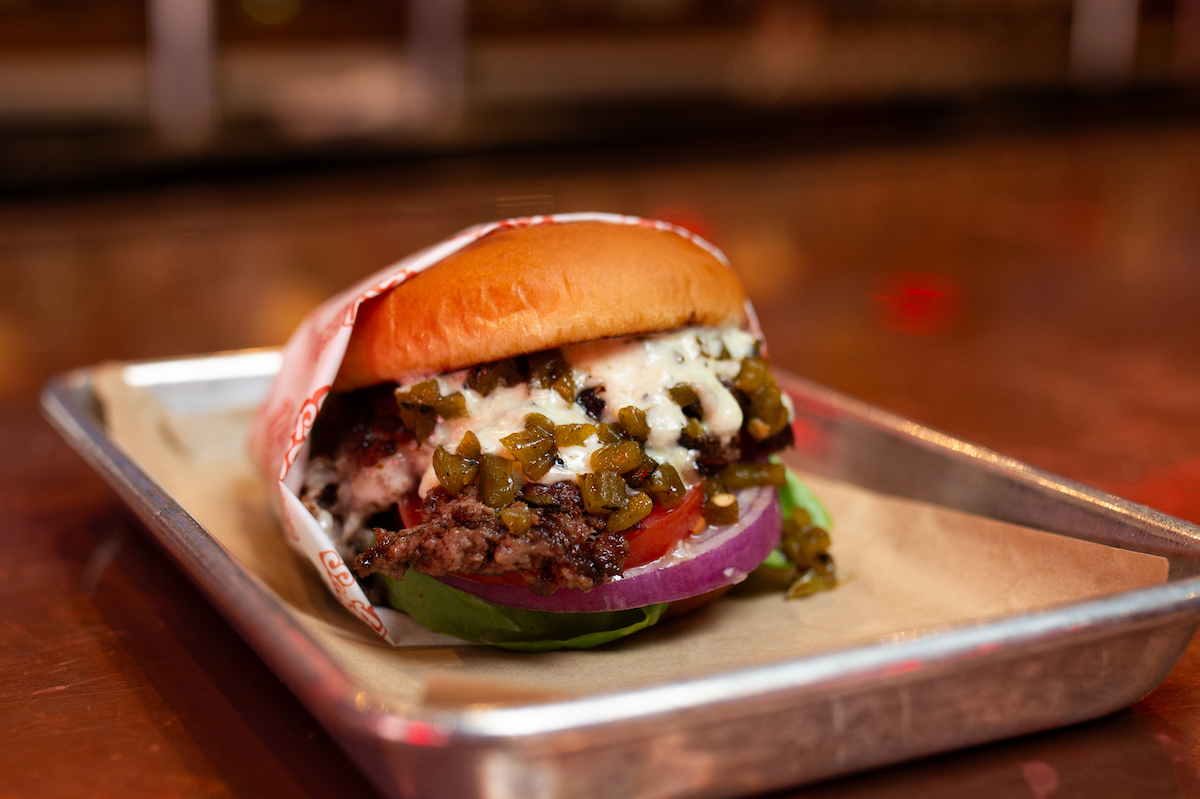 Burger Schmurger's August burger of the month. | Photo by Burger Schmurger