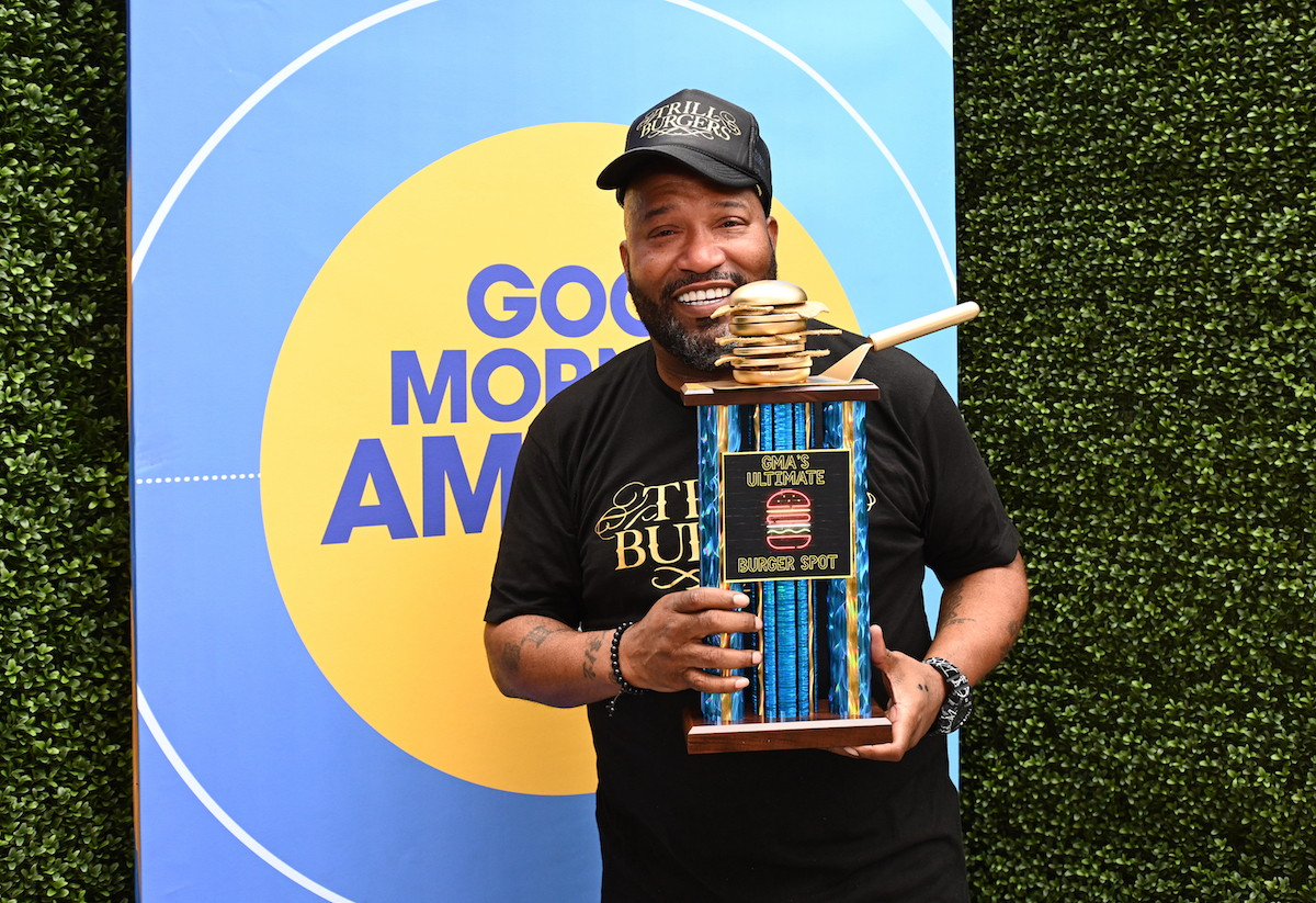 Bun B celebrates after Trill Burgers was named the"Best Burger in America" by Good Morning America in 2022, an accolade that helped launch the Houston-born concept into the national spotlight. | Photo by Trill Burgers