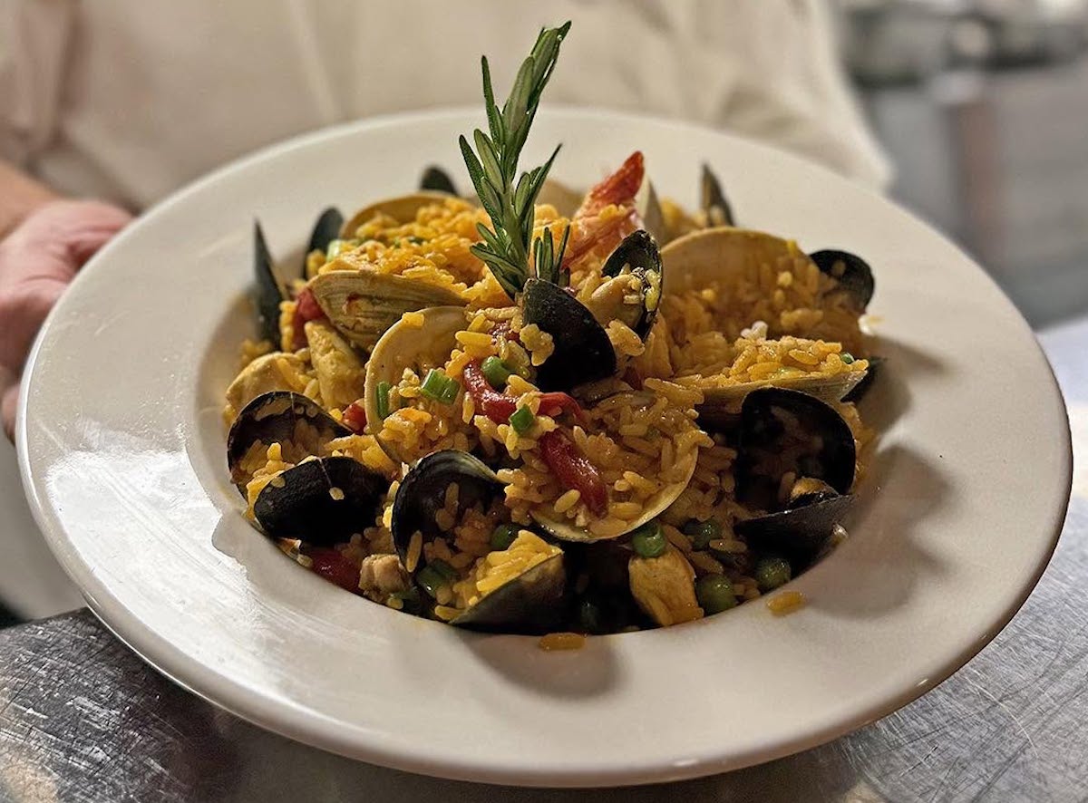 Seafood paella at Arturo Boada Cuisine. | Photo by Arturo Boada Cuisine