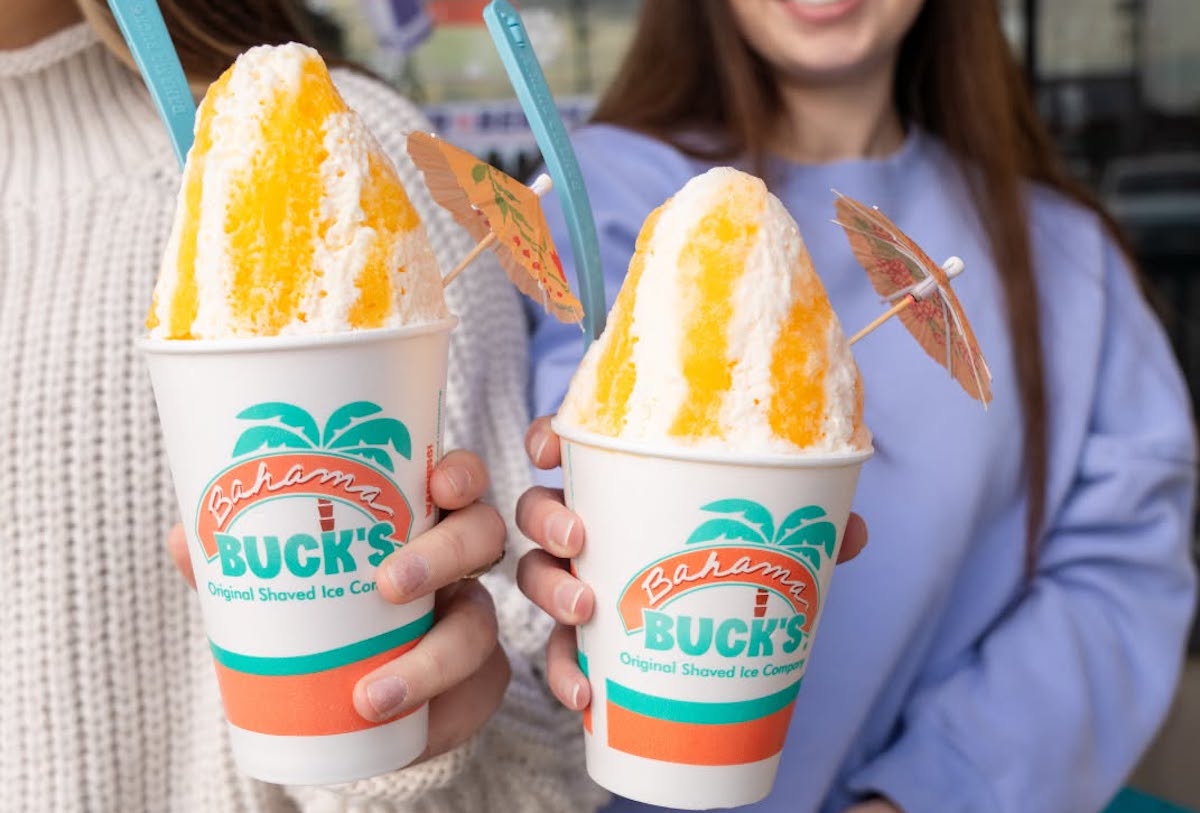 Bahama Bucks - DiningOut Bahama Buck's serves towering shaved ice in dozens of tropical flavors, making it a go-to stop for cooling off on hot North Texas days. | Photo by Bahama Buck's