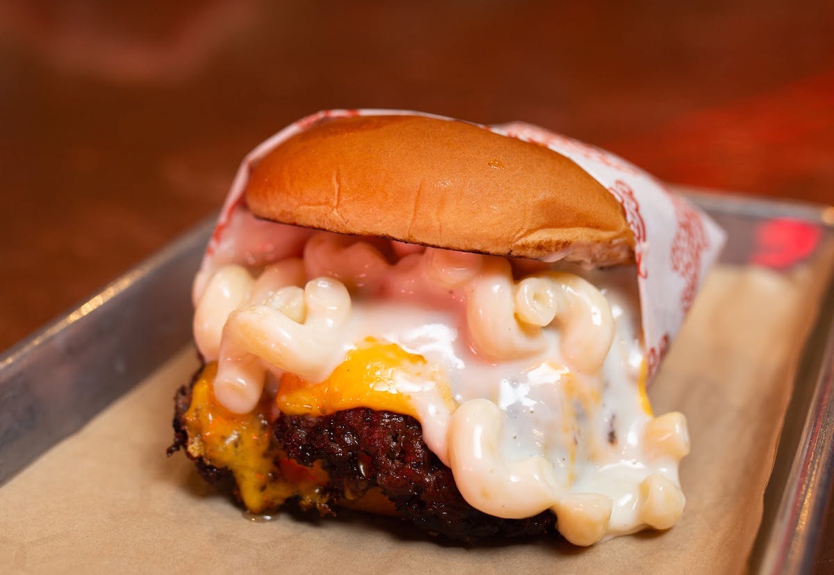 Burger Schmurger features burgers with adventurous, indulgent toppings. | Photo by Burger Schmurger