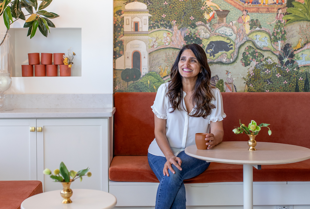 Founder Monica Sunny brings a decade of tea expertise to the Chai Box Cafe, her first brick-and-mortar café in Atlanta. | Photo by Kate Blohm
