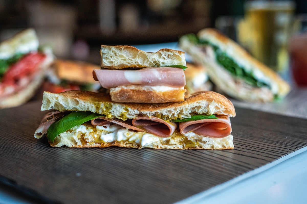 The Firenze Babe sandwich at Ciao Babe in Avanti Denver. | Photo by Amber Boutwell