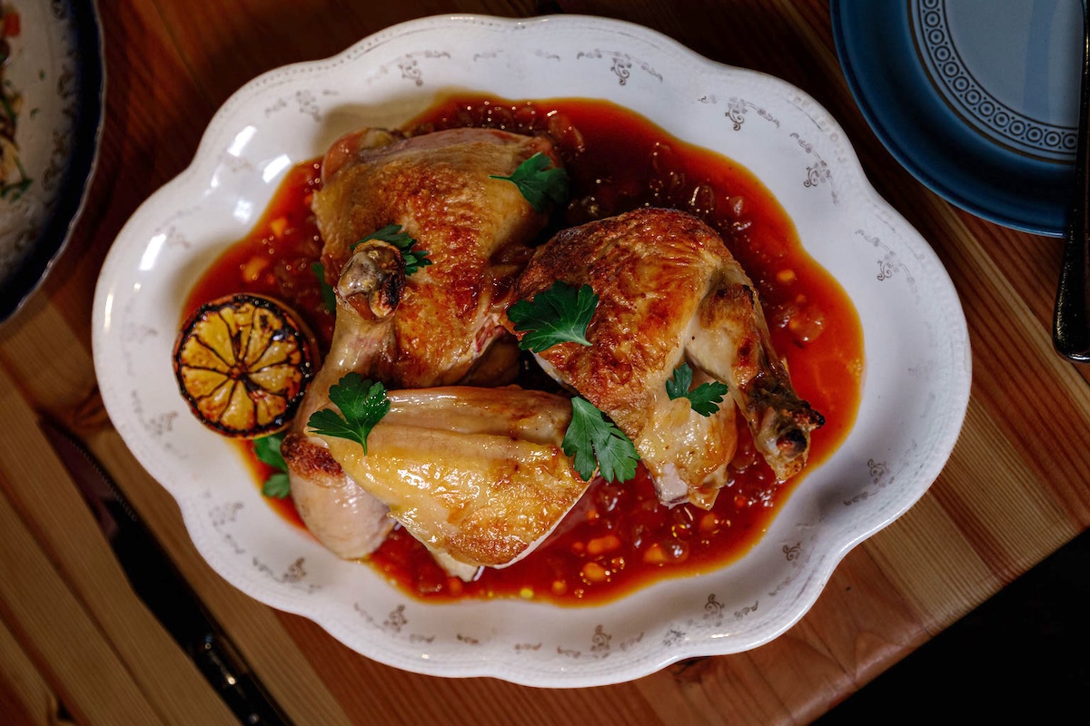 DEN_Cinq à Sept_Boulder_chicken - DiningOut A classic roasted chicken is pure perfection. | Photo courtesy of Cinq à Sept