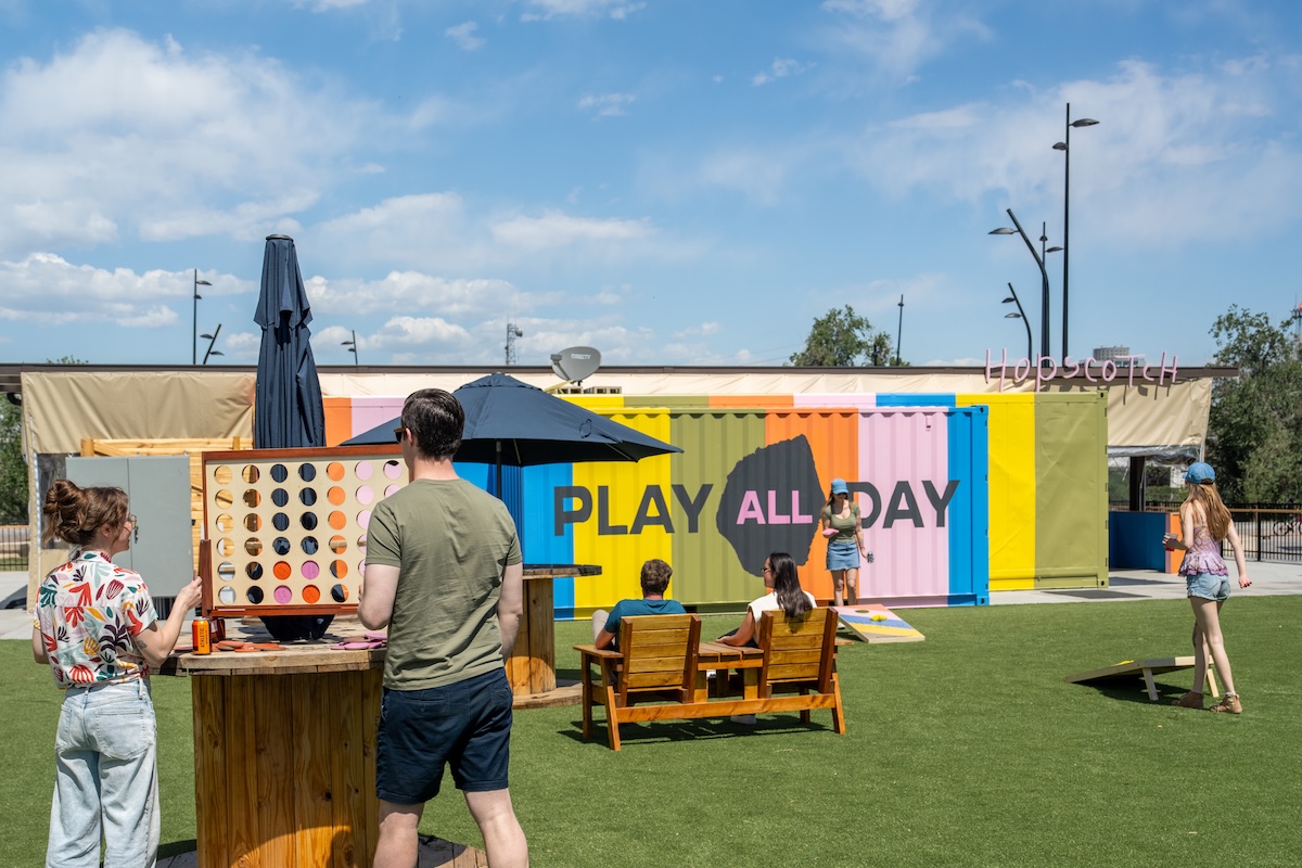 The newest beer hall and game spot is now open in Denver. | Photo courtesy of Hopscotch
