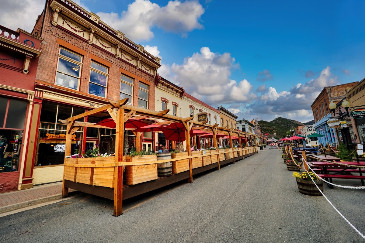 Downtown Idaho Springs is a great place to dine | Photo courtesy of Beau Jo’s
