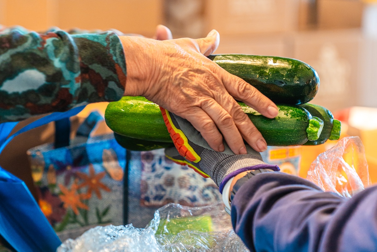 The no-cost grocery served 5,945 families last year | Photo by Behind the Apron Media