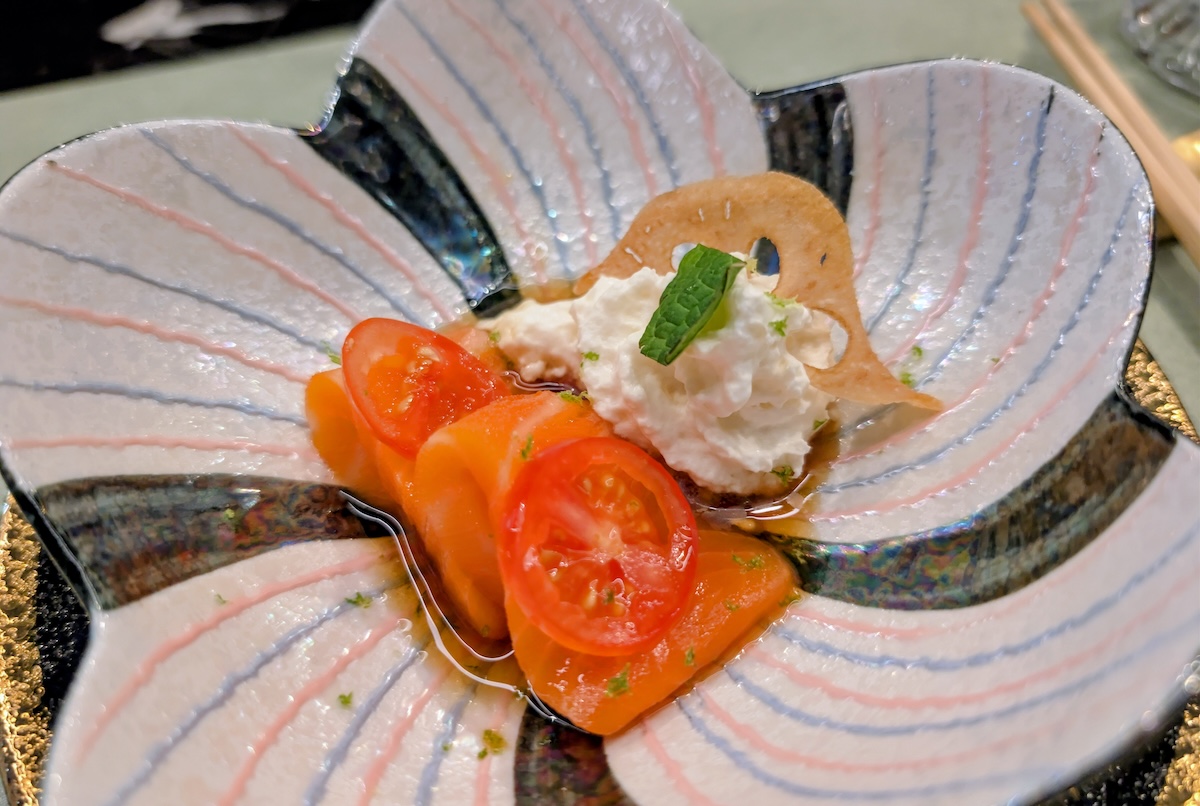 The dry-aged salmon at Sushi by SYC. | Photo by Linnea Covington