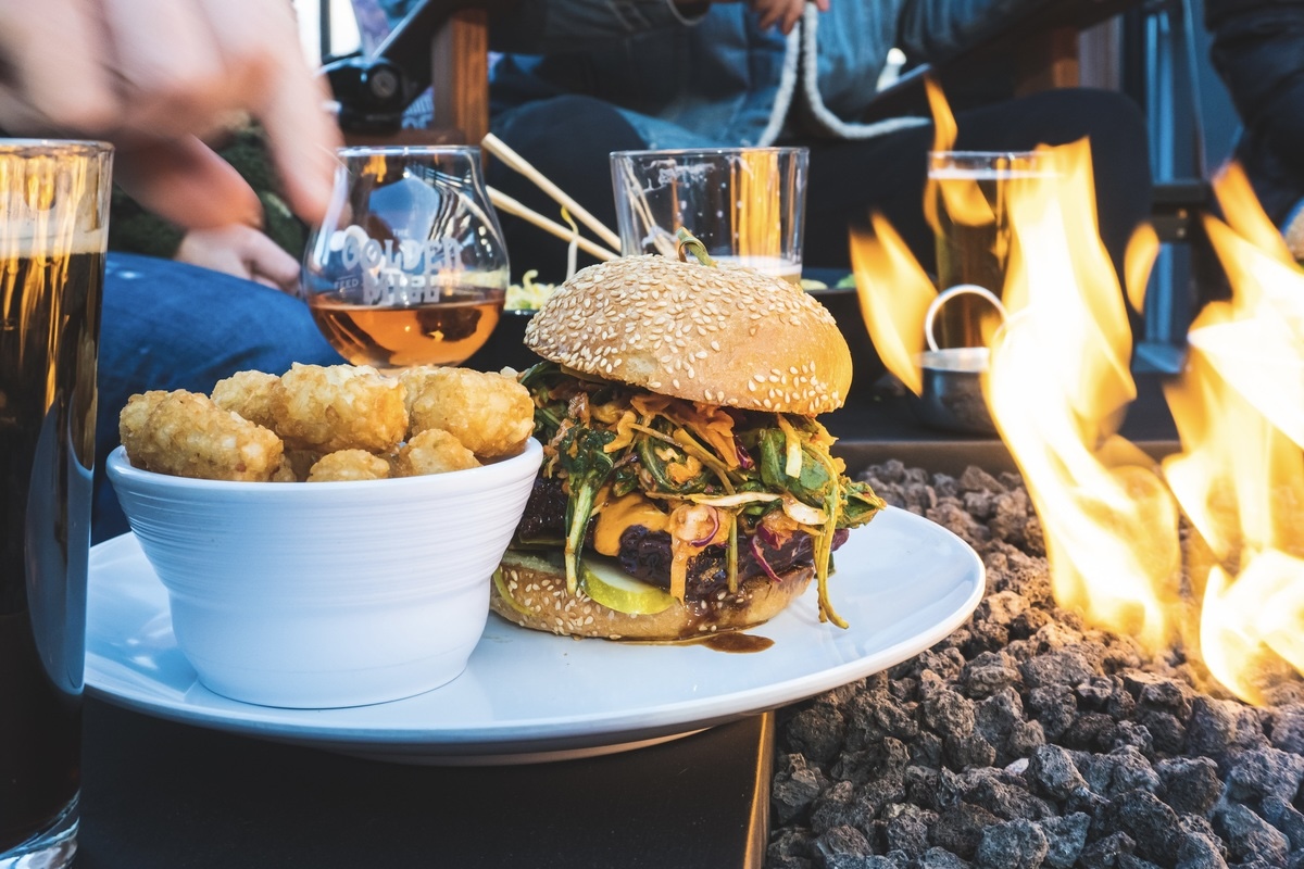 DEN_The_Golden_Mill_Republik_burger - DiningOut Republik of Chiken is one of five food hall concepts | Photo courtesy of The Golden Mill
