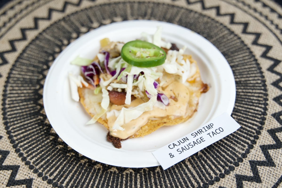 Chile con Quesadilla’s Who Dat Taco. | Photo by DiningOut Events