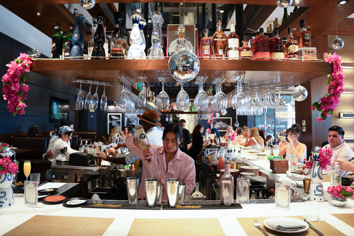 Zanti - DiningOut For one day only, Zanti will transform into an island-inspired escape complete with shimmering décor, in honor of its Mamma Mia! Brunch. | Photo by Zanti