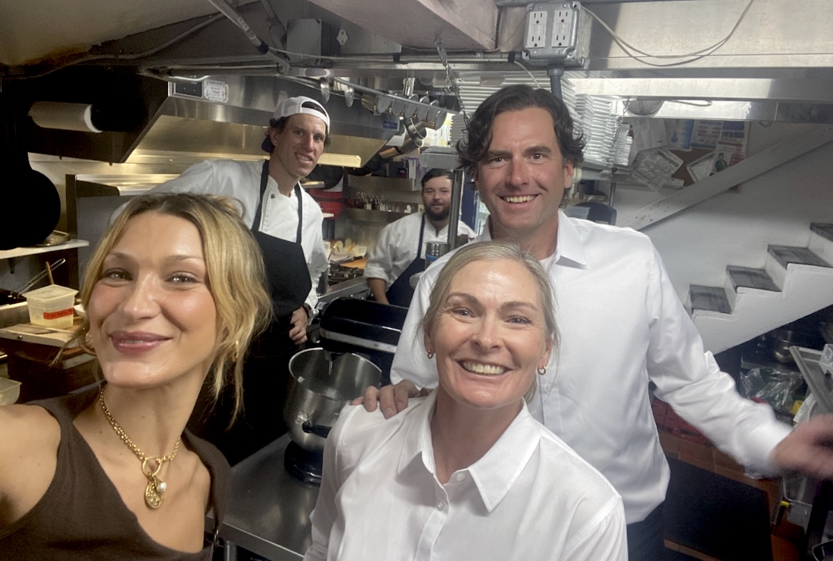 Model Bella Hadid stopped into Soupçon in Crested Butte. | Photo courtesy of Soupçon