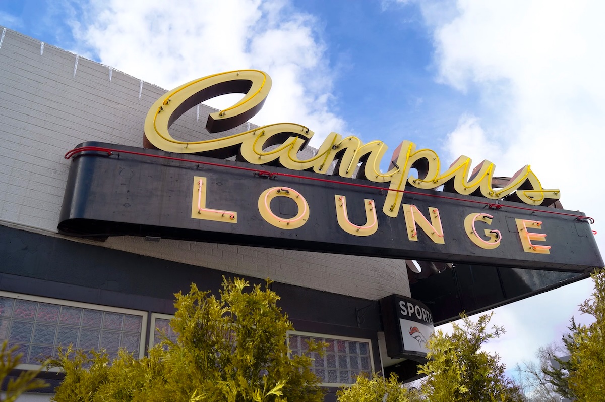 Visit this iconic Denver bar. | Photo courtesy of Campus Lounge