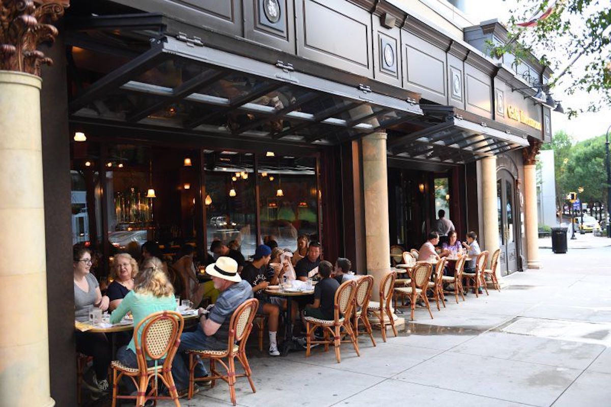Intermezzo's European-inspired sidewalk café is a Midtown favorite for espresso, cocktails, decadent desserts, and people-watching just steps from Piedmont Park. | Photo by Intermezzo
