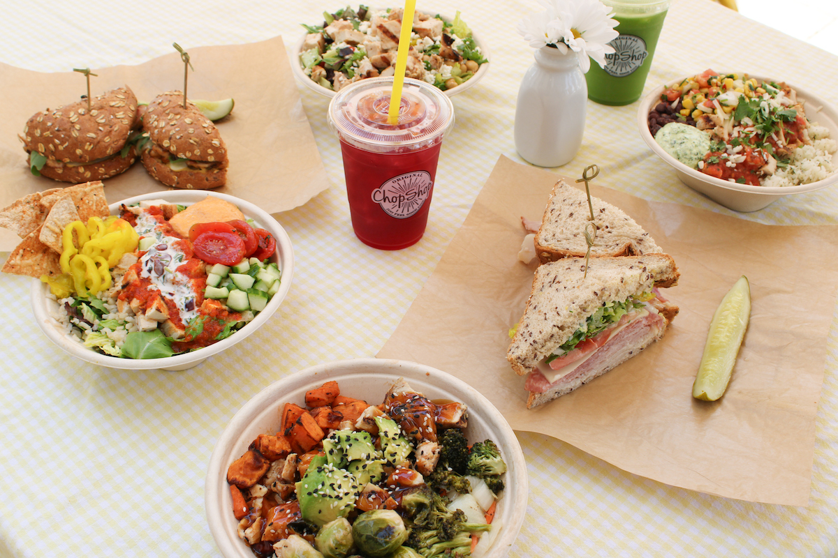 Original ChopShop's menu features customizable protein bowls, fresh salads, sandwiches, juices, and other healthy fast-casual favorites. | Photo by Original Chop Shop