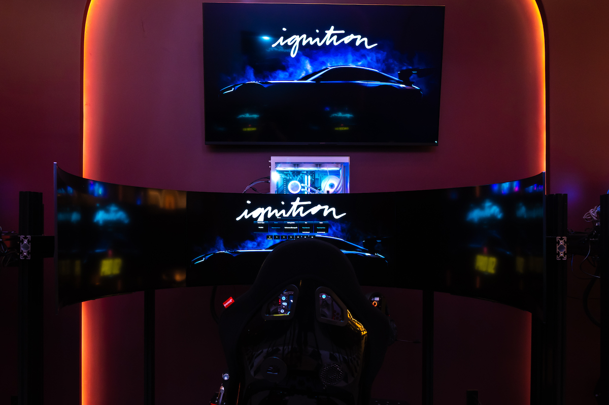 Ignition - DiningOut Professional-grade racing simulators give guests the chance to trade cocktails for the driver's seat with immersive virtual racing experiences. | Photo by John Huang