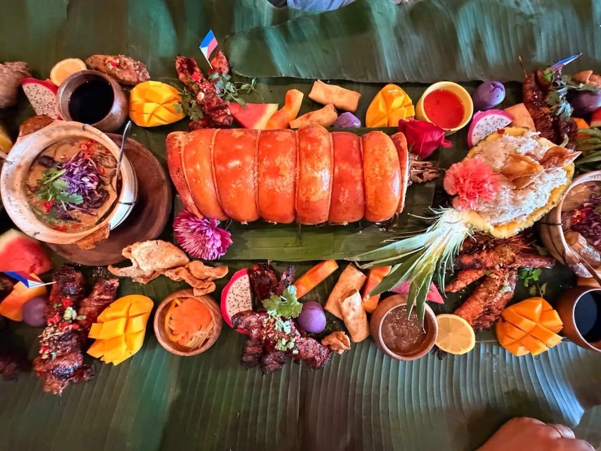 Kamayan Feast at Kamayan ATL credit_ Mia Orino - DiningOut A colorful Kamayan feast at Kamayan. | Photo by Mia Orino