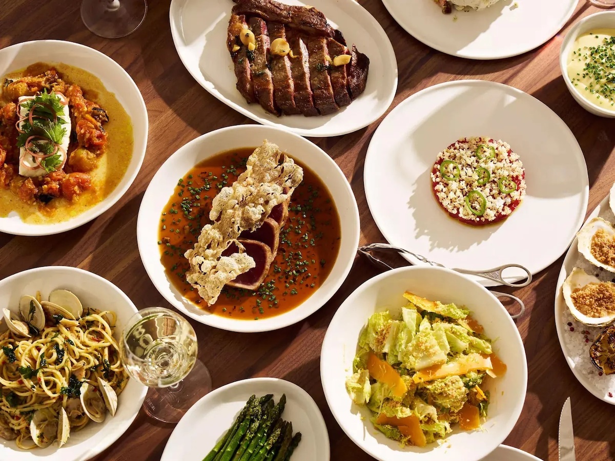 Marbled & Fin's menu features premium steaks, fresh seafood, oysters, and refined seasonal dishes worthy of a special occasion. | Photo by Marbled & Fin