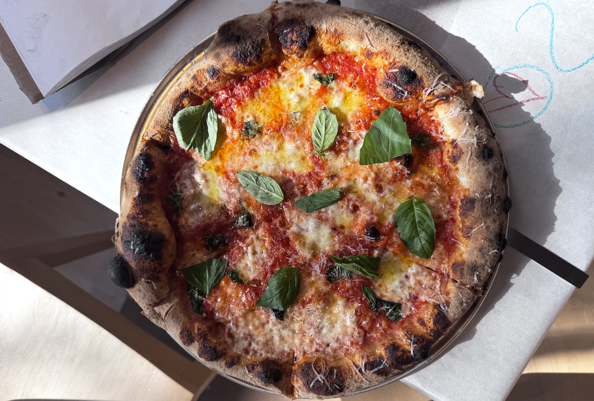 Morso_Boulder_Margarhita_Pizza - DiningOut A simple Margherita pizza from the wood-burning oven at Morso. | Photo courtesy of Little Piggy Hospitality Group