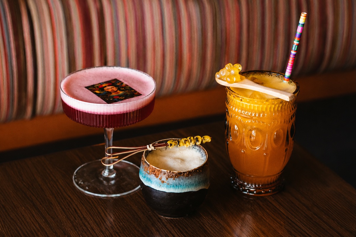 Expect gorgeous cocktails at this new Mexican restaurant. | Photo courtesy of Casa Felix 