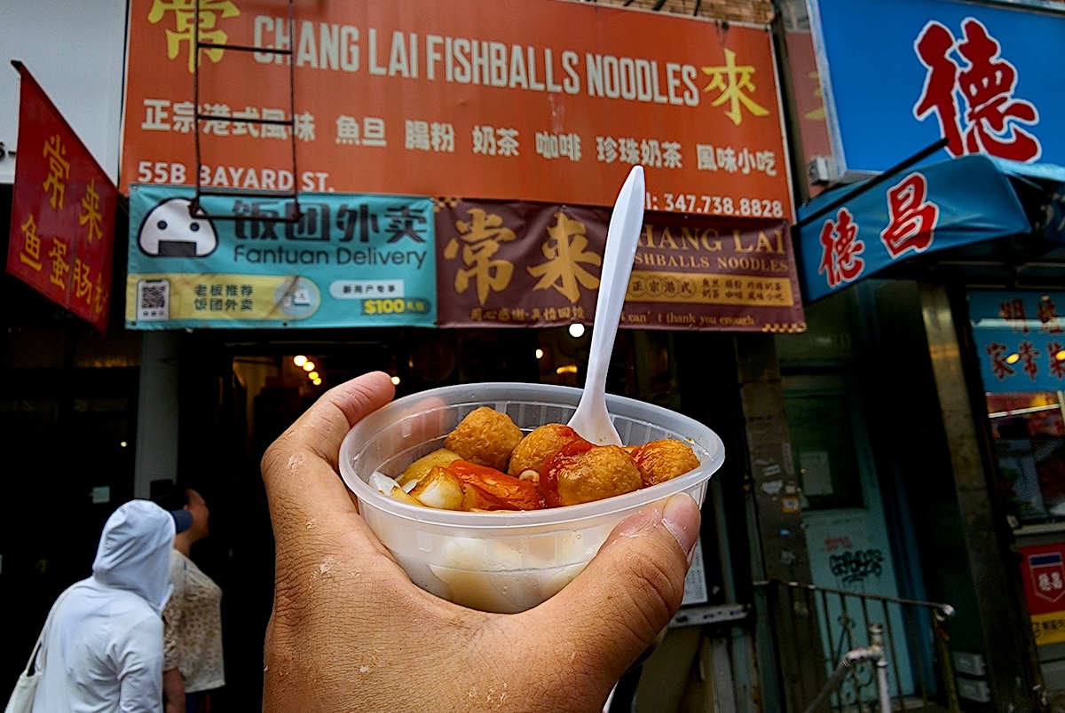 Chang Lai Fishballs and Noodles should be on any Manhattan Chinatown bucket list. | Photo by Paul Kim