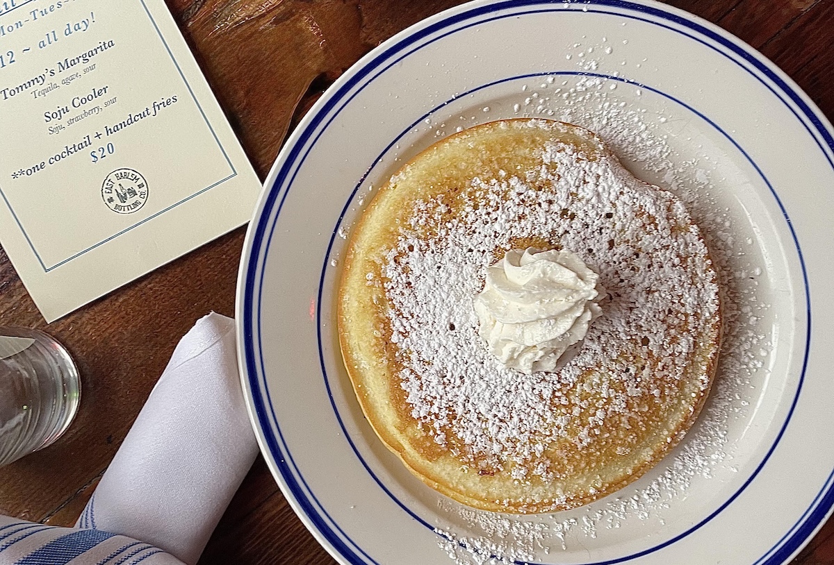 Don't skip the pancakes at this NYC hot spot. | Photo courtesy of East Harlem Bottling Co