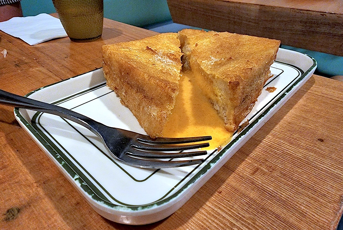 The golden toast is a true treat. | Photo by Paul Kim