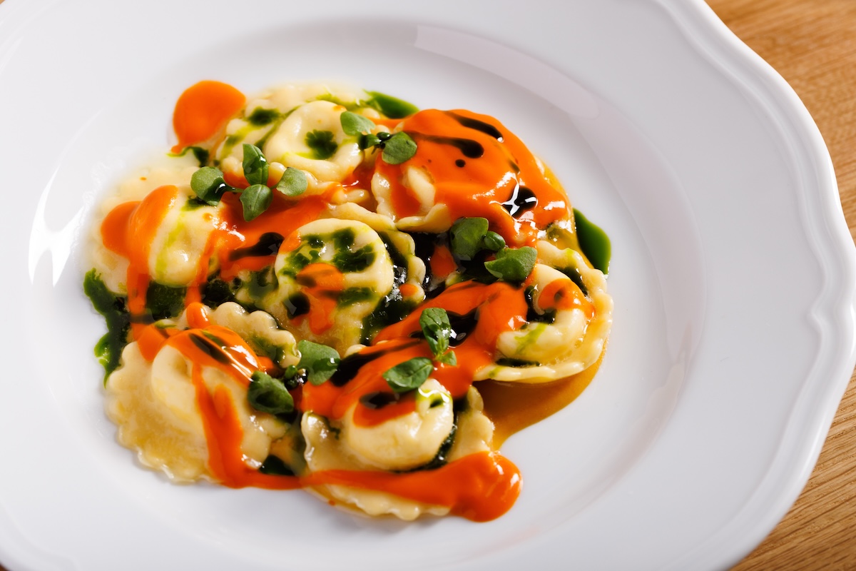 Cheesy ravioli at Massara. | Photo by Alex Staniloff