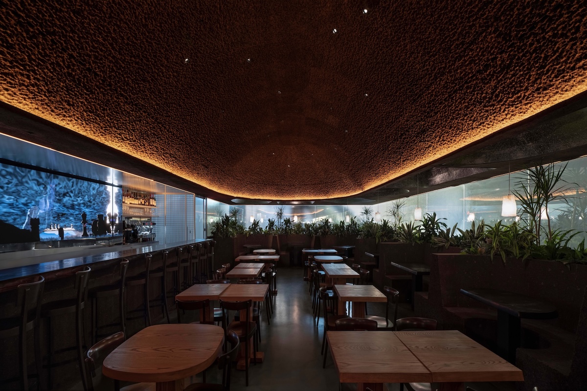 Inside Oberon, the new restaurant inside The New Museum. | Photo by Alex Fradkin