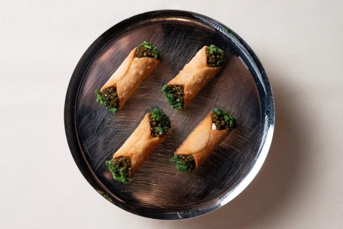 If it's good enough for Taylor Swift, it's good enough for us. The Caviar Cannoli at Sartiano’s. | Photo courtesy of Sartiano’s