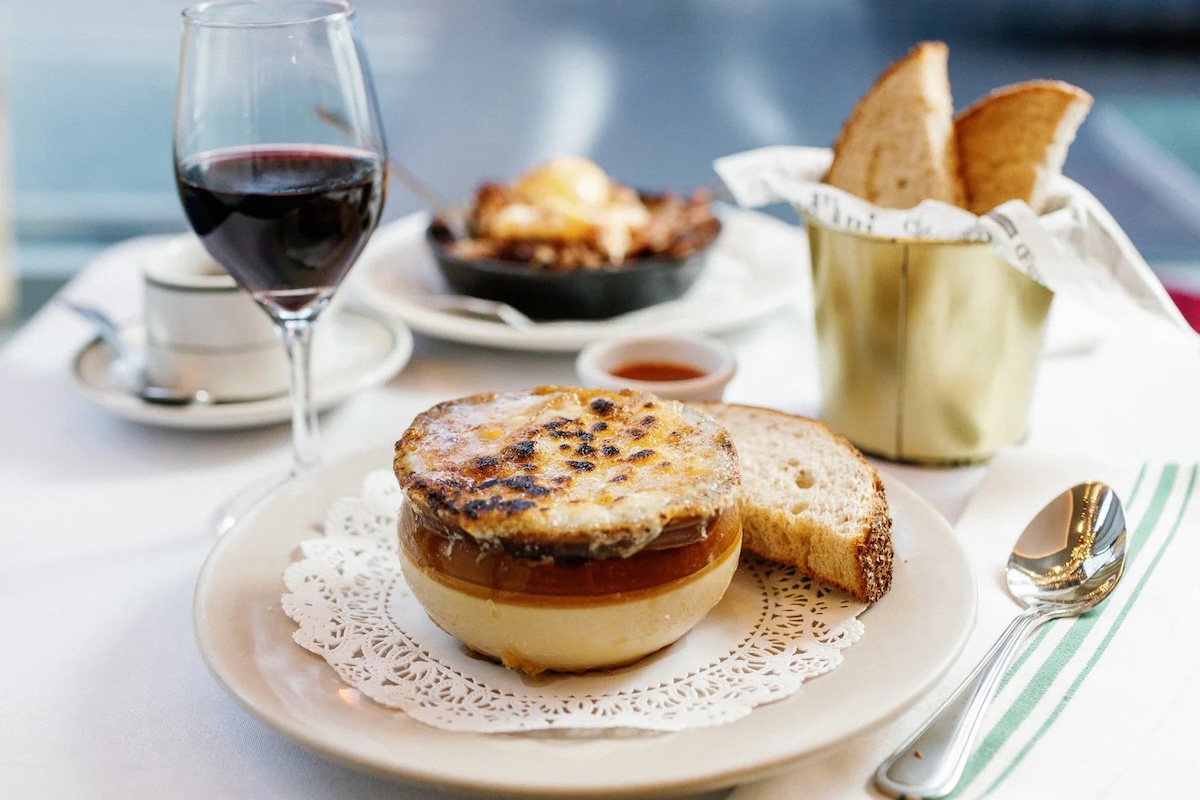 At this West Village French bistro, you can bring your own bottle of wine. | Photo courtesy of Tartine