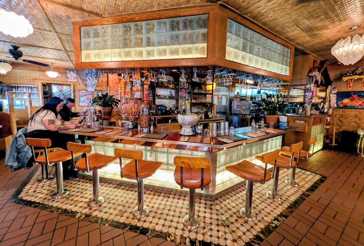 The bar at Thai Diner. | Photo by Linnea Covington