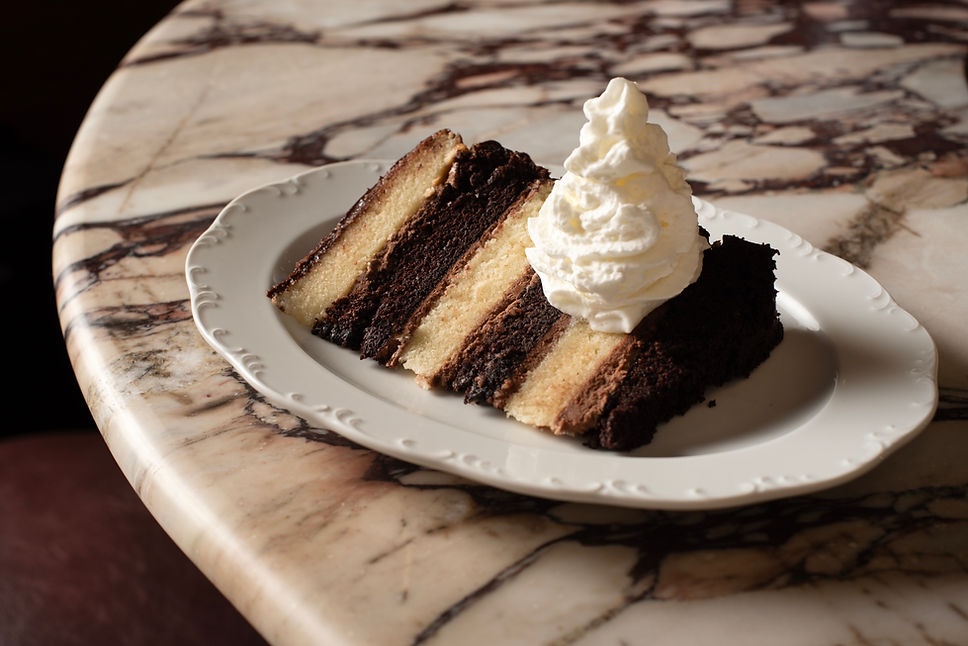 A classic slice of cake from Gertrude's. | Photo by Liz Clayman