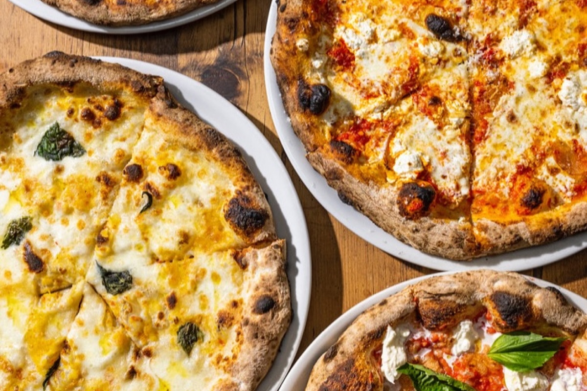 Assortment of pies at Razza in New Jersey. | Photo courtesy Razza