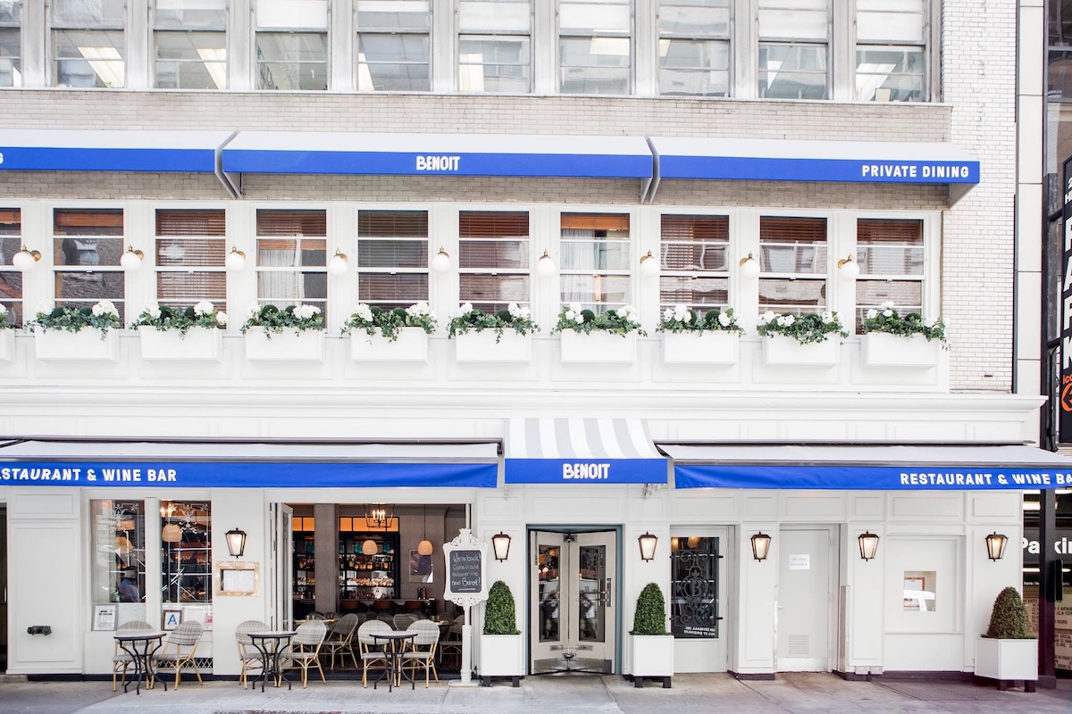 The facade of Benoit Bistro in Midtown. | Photo courtesy of Benoit Bistro