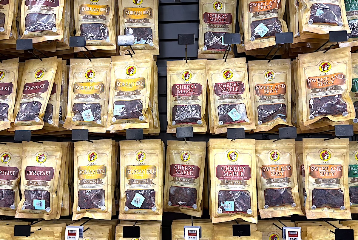 PHX_Bucees_jerky - DiningOut So many flavors of jerky. | Photo by Michelle Talsma Everson