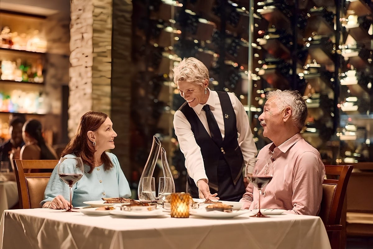 Inside the upscale ember restaurant. | Photo courtesy of Ember at We-Ko-Pa Casino Resort