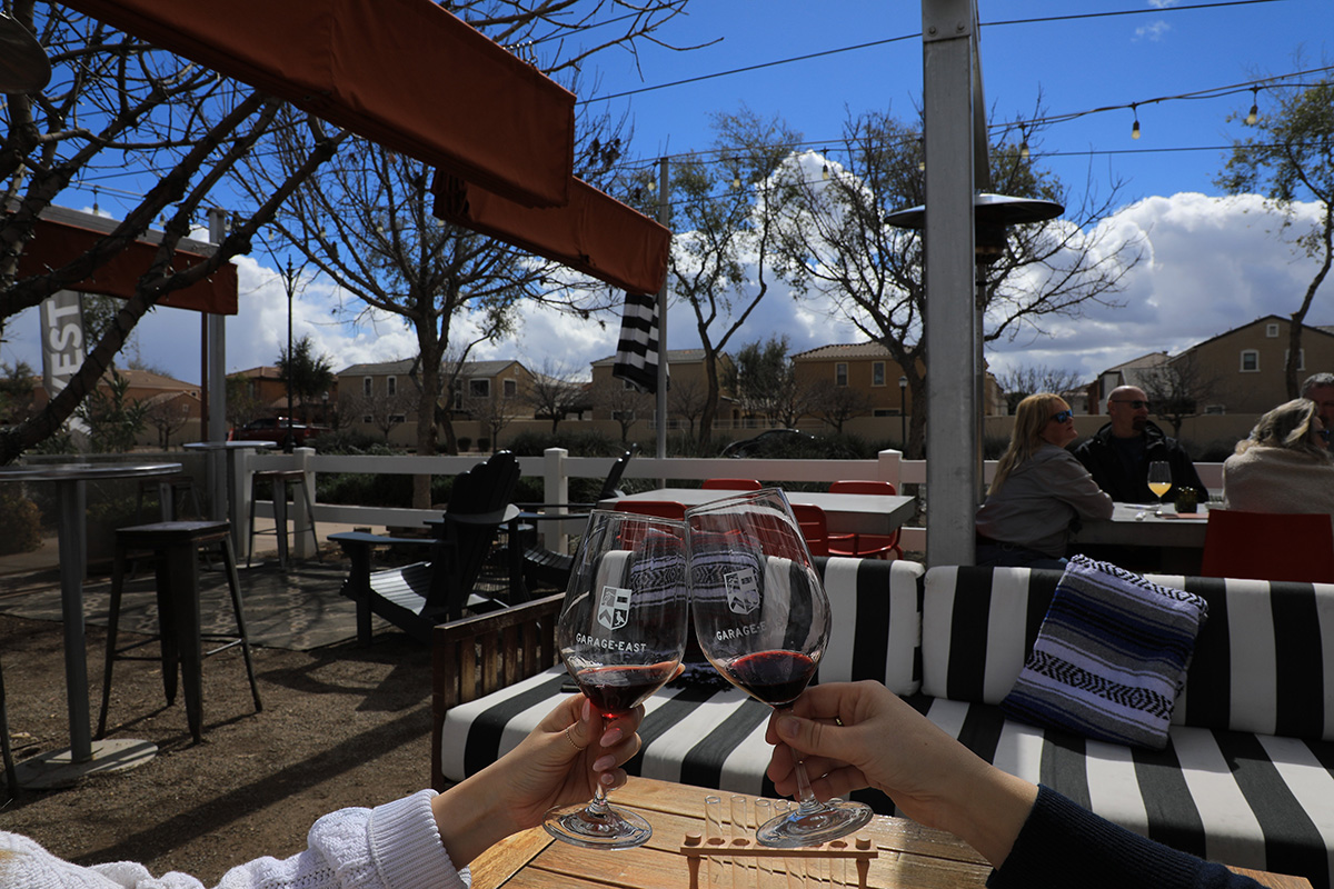Sample the proprietary blends at Garage-East. | Photo courtesy of Discover Gilbert