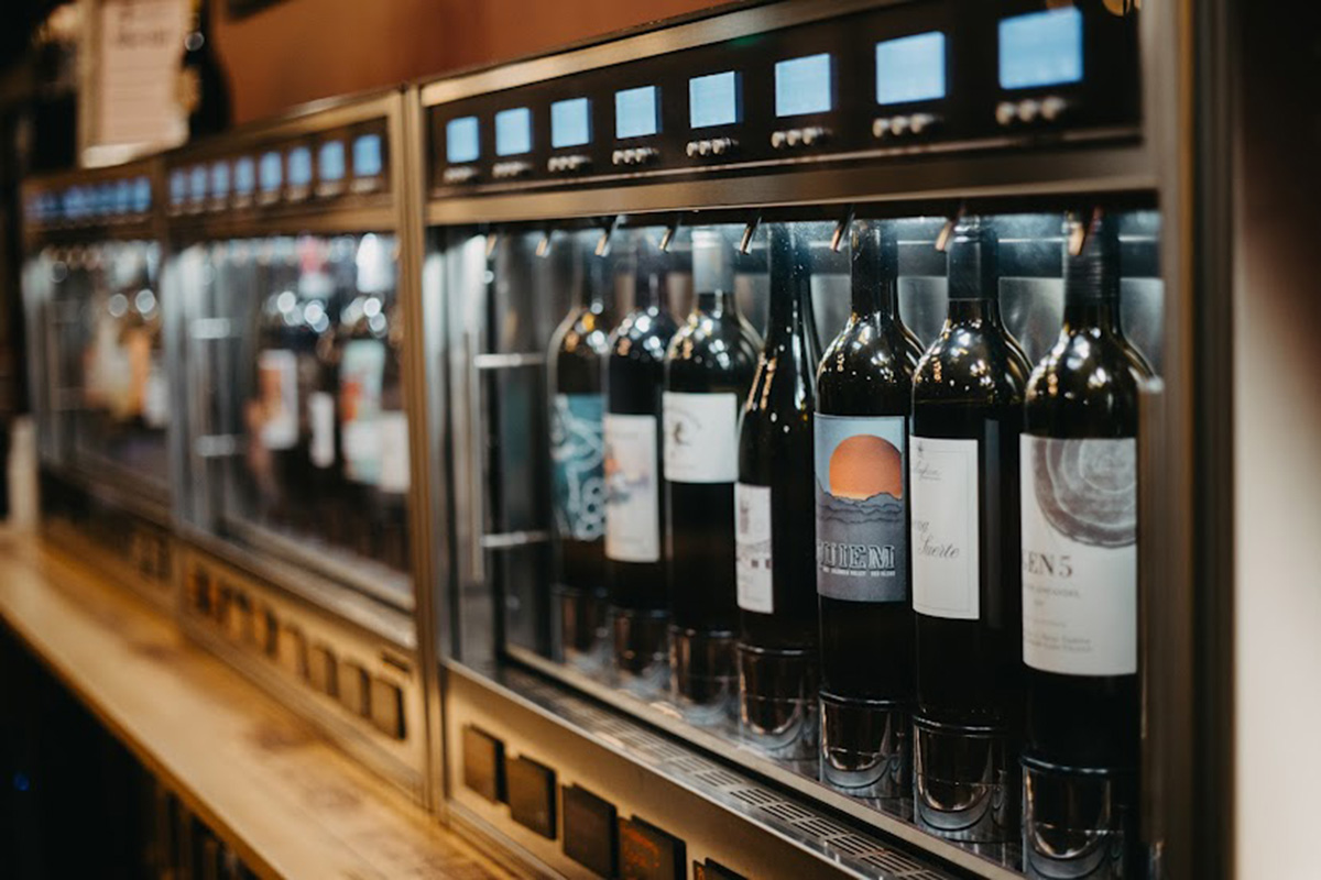 Self-serve wine is on the menu at GenuWine. | Photo courtesy of Visit Phoenix