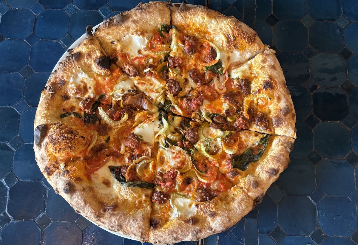 PHX_Pizza to the Rescue serves pizza made with imported Italian flour and a wood-fire pizza from Naples Kris ANn Valdez credit - DiningOut Get pizza, save animals at Pizza to the Rescue. | Photo by Kris Ann Valdez