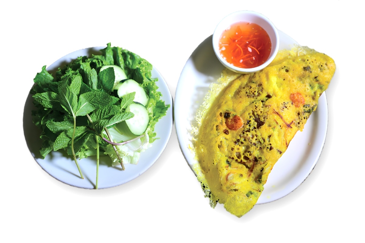 The Bánh Xèo a Vietnamese Crepe. | Photo courtesy of Da Vàng Restaurant 