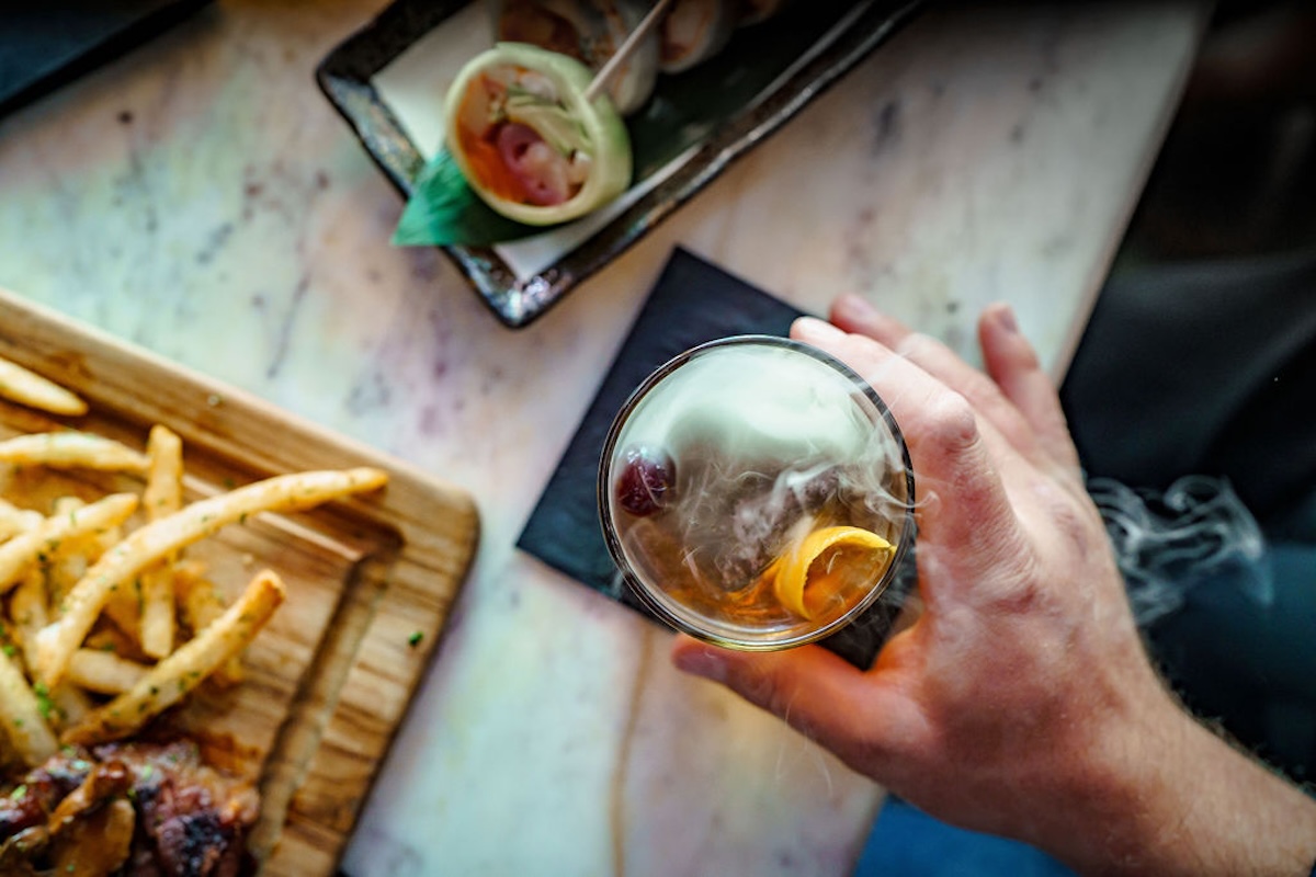 Not only is the bar slick, but the drinks fantastic. | Photo courtesy of The Peacock DC Ranch