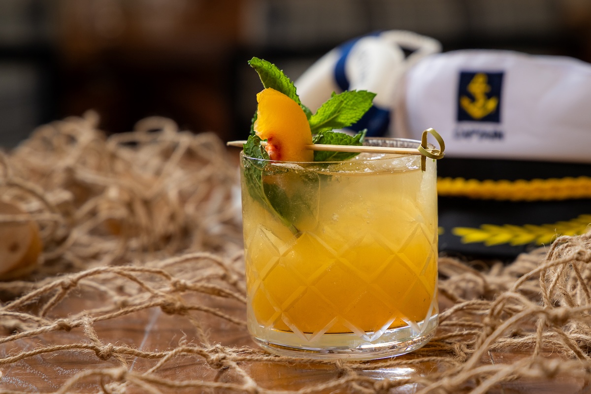 Try the Peach Bourbon Smash. | Photo courtesy of The Phoenician
