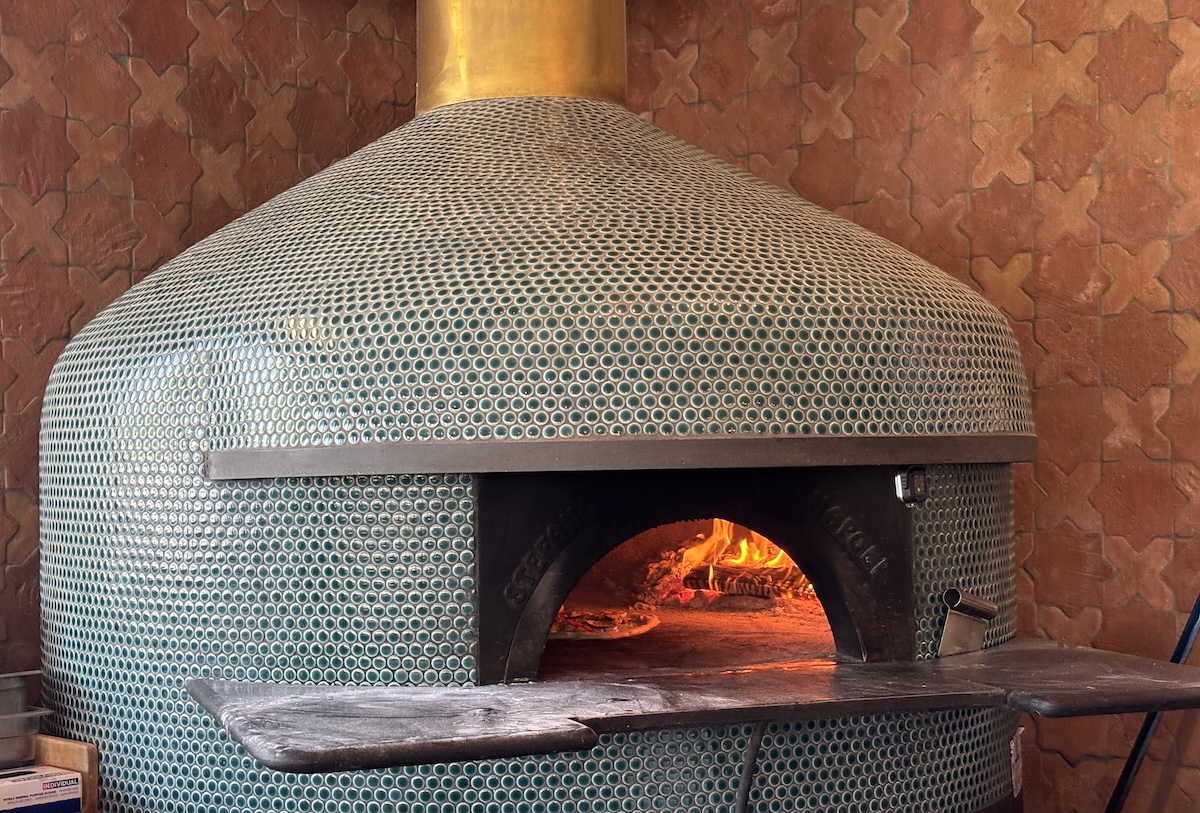 PHX_The beautiful pizza oven imported from Naples at Pizza to the Rescue Kris Ann Valdez credit - DiningOut The beautiful pizza oven imported from Naples at Pizza to the Rescue. | Photo by Kris Ann Valdez