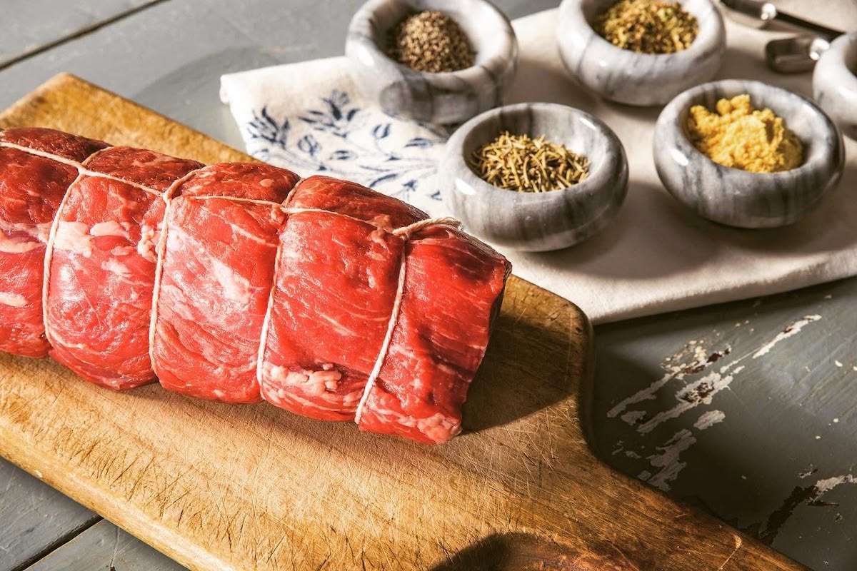 Patton's Meat Market - DiningOut A beautifully tied beef roast showcases the premium cuts and butcher expertise available at Patton’s Meat Market. | Photo by Patton’s Meat Market