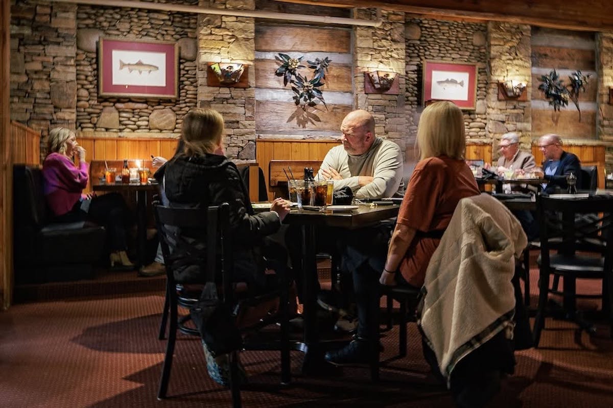 Peddler dining room - DiningOut The warm interiors of the Peddler Steakhouse. | Photo by the Peddler Steakhouse