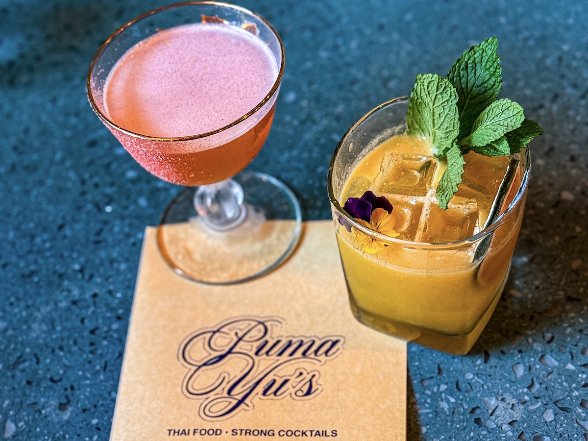 Puma Yus - DiningOut Cocktails at Puma Yu's incorporate Southeast Asian flavors and ingredients, complementing the restaurant's inventive Thai-inspired cuisine. | Photo by Sarah Bisacca