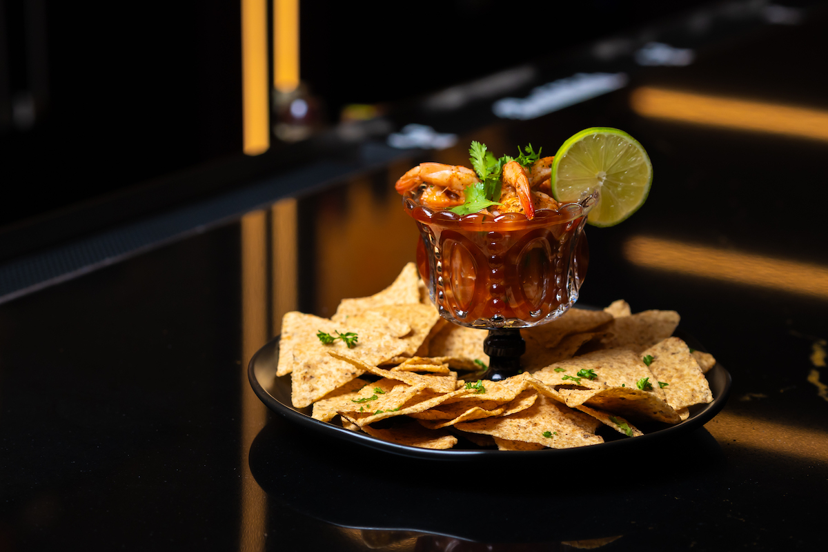 Seafood Campechana - DiningOut Seafood campechana on the bar bites menu at Ignition. | Photo by John Huang