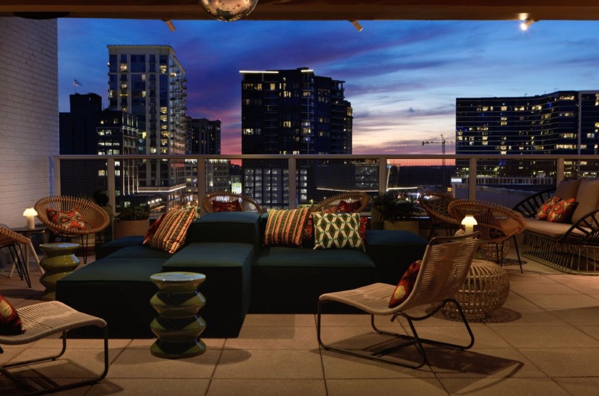 St Julep Rooftop - DiningOut St. Julep Rooftop at the Kimpton Sylvan launches its Havana Nights pop-up this August, pairing skyline views with Latin music, salsa dancing, and rum tastings. | Photo by Kimpton Sylvan
